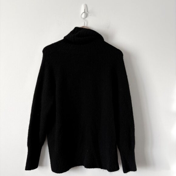 Aritzia Group by Babaton Plutarch Sweater Alpaca Turtleneck Black Medium - Picture 5 of 8